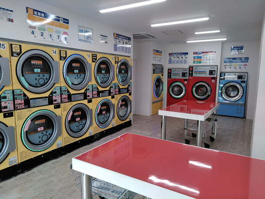 コインランドリー/ピエロ104号業平店 店内