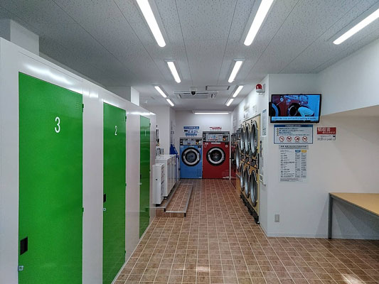 コインランドリー/ピエロ283号国立市東店 店内