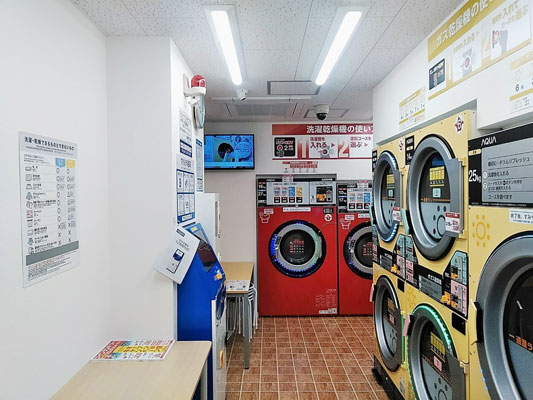 コインランドリー/ピエロ299号杉並区和田店 店内